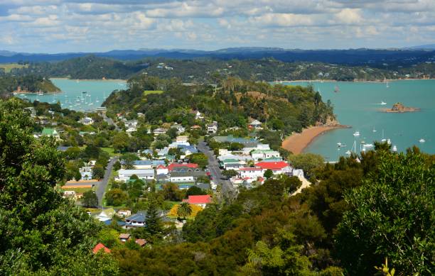 istock View over Russell, New Zealand. 841981426