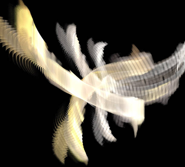 istock image of one Digital Fractal on Black Color 841984942