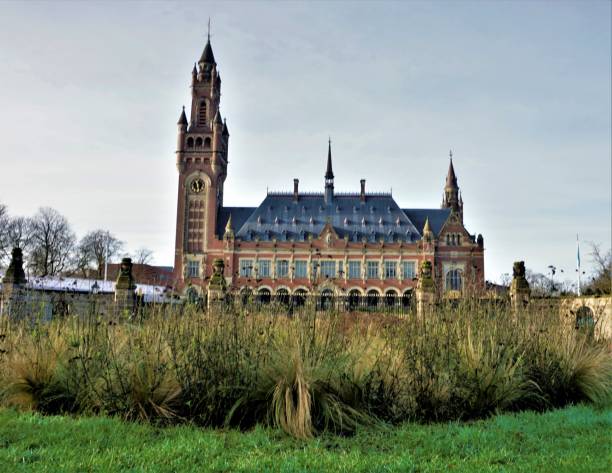 istock The peace palace in The Hague 842011236