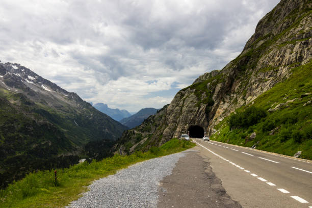 istock Susten road and glacier in Switzerland 842012448