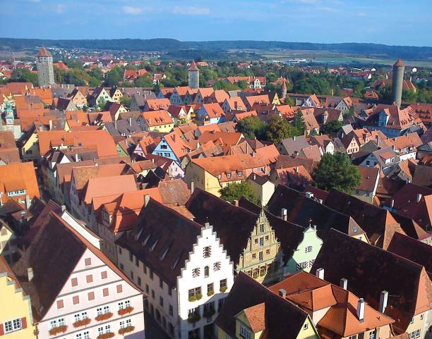 istock View over old town of Rothenburg 842015704