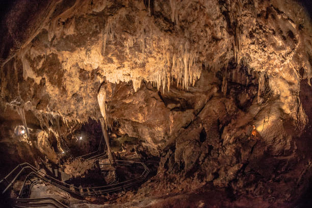 istock Interior view of a water cave 842039086