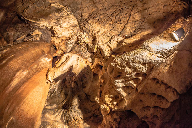 istock Interior view of a water cave 842039216