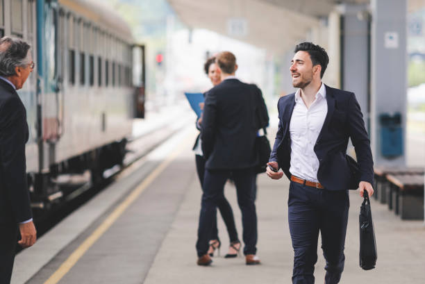 istock Businessman in a hurry 842049216