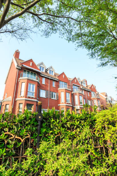 istock British style apartment building in Thames town Shanghai 842054842