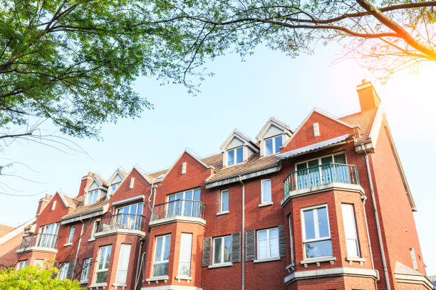 istock British style apartment building in Thames town Shanghai 842059284