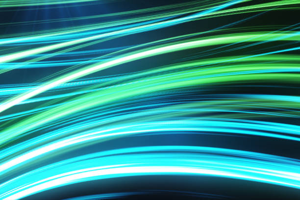 istock Blue green abstract waving background illustration 842085306