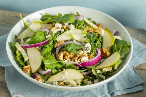 istock Raw Autumn Pear and Blue Cheese Salad 842085694
