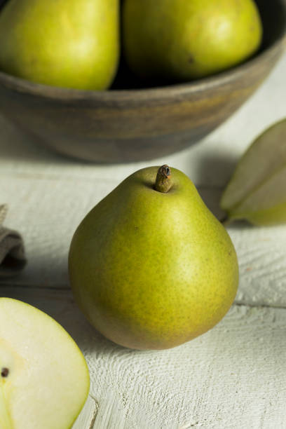 istock Raw Green Organic Seckel Pears 842086094