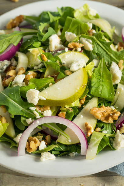 istock Raw Autumn Pear and Blue Cheese Salad 842086508