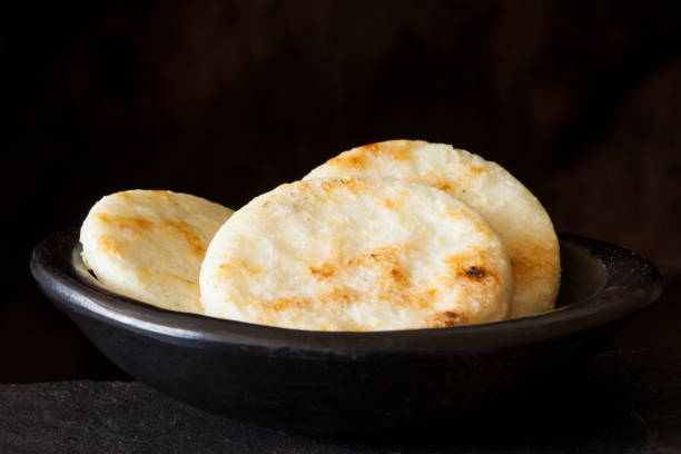 istock Roasted traditional Colombian corn arepa 842086554
