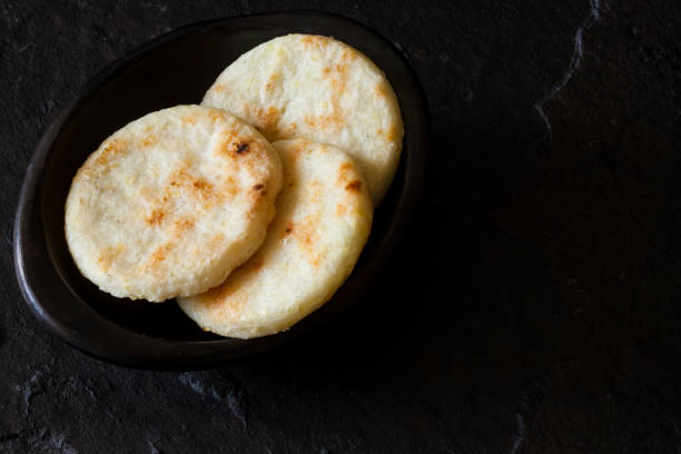 istock Roasted traditional Colombian corn arepa 842086878