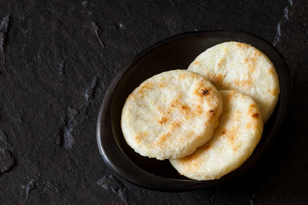 istock Roasted traditional Colombian corn arepa 842086916