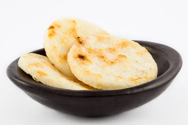 istock Roasted traditional Colombian corn arepa 842089062
