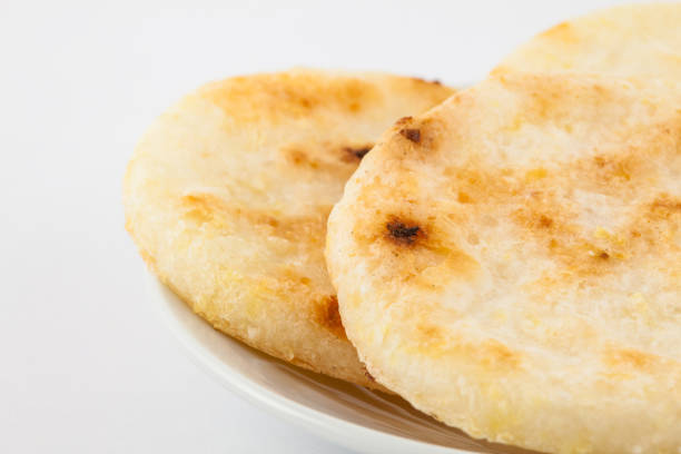 istock Roasted traditional Colombian corn arepa 842089206