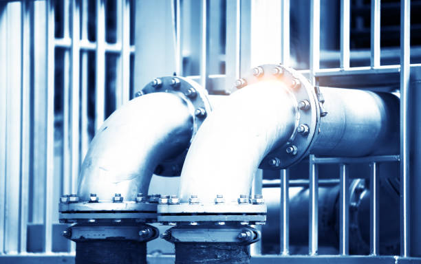 istock Water Pipeline in Water Treatment Plant 842089542