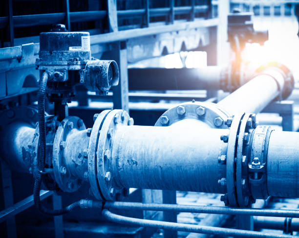 istock Water Pipeline in Water Treatment Plant 842089632