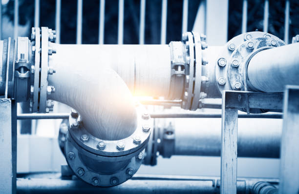 istock Water Pipeline in Water Treatment Plant 842089760