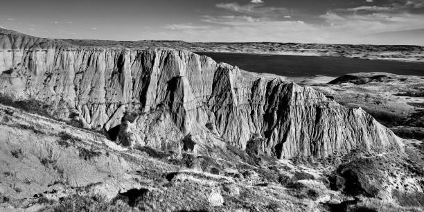 beechy sandcastles 서스캐처원 - south saskatchewan river 뉴스 사진 이미지