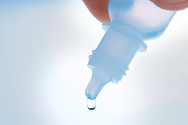 istock A drop that an eye doctor sheds eye drops 842096826