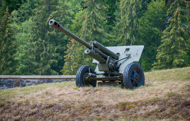 istock Anti-tank cannon of World War II 842100560