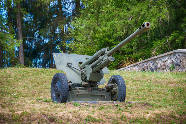 istock Anti-tank cannon of World War II 842100708
