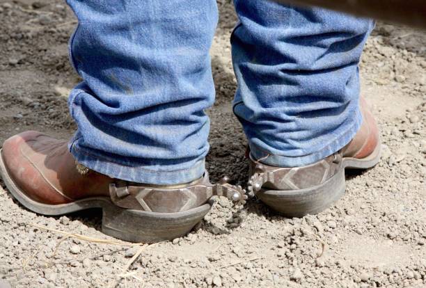 istock Close-up Of Cowboy Spurs 842105024