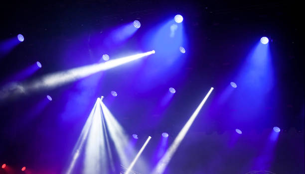 istock Reflector lights at a music festival 842108516