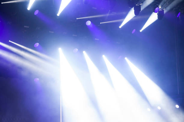 istock Reflector lights at a music festival 842111006