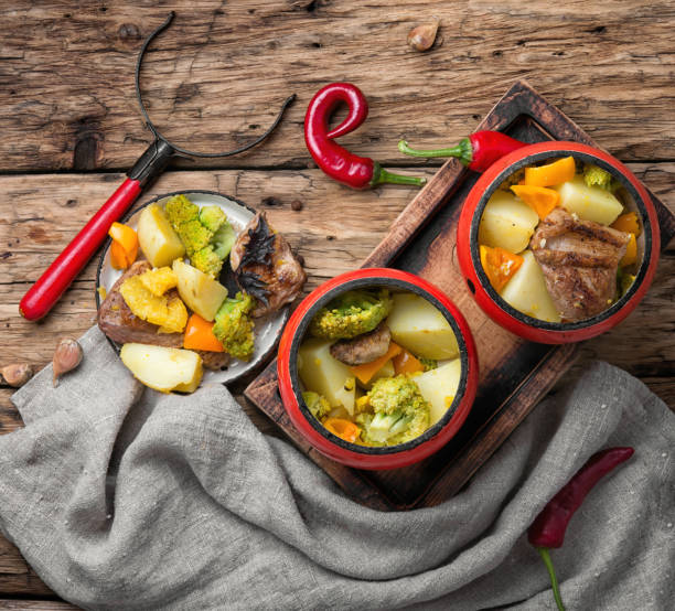 istock meat with orange sauce 842126158