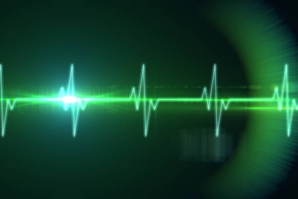 istock ECG line in black and green 842130396