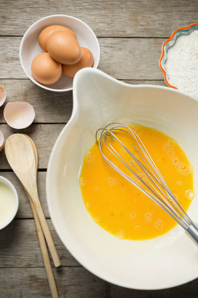 istock Directly above shot of egg yolk in container 842130840