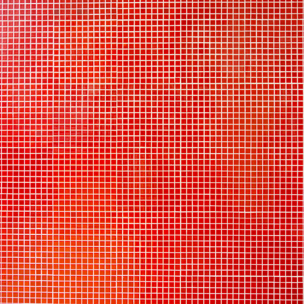 cemamic vermelho telha para plano de fundo - red tile - fotografias e filmes do acervo