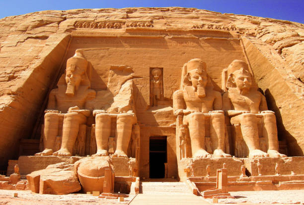 египет абу симбель - abu simbel стоковые фото и изображения