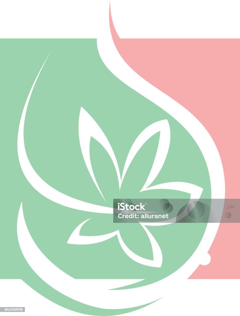 Orchid Pregnant Care Active Lifestyle stock vector