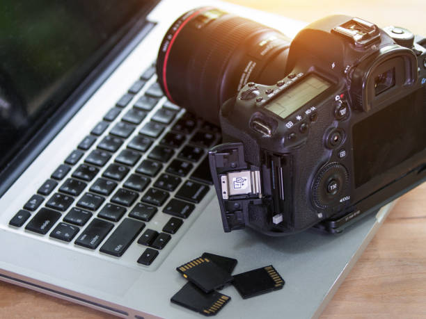 istock Digital Photography Workstation, Laptop Computer and Display. 842145728