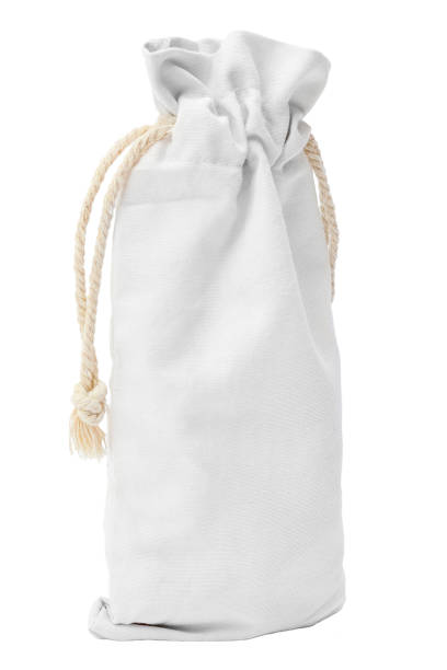istock White cotton bag Isolated on white background 842149086