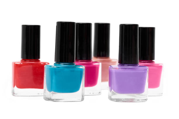 istock colored nail polish bottles isolated on white background 842149176