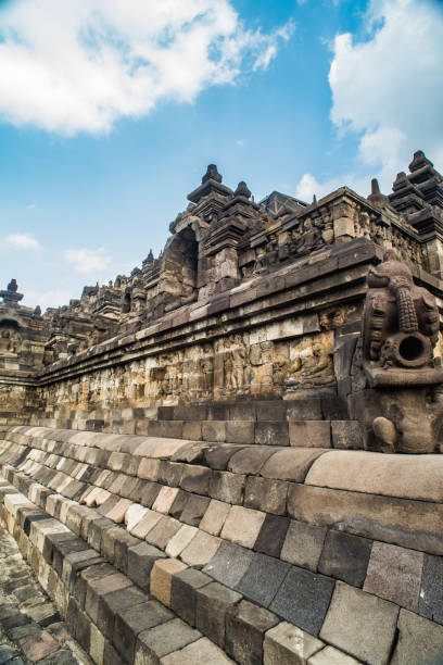 istock Borobudur Temple Relief, at Borobudur Temple Magelang Central Java Indonesia 842153554