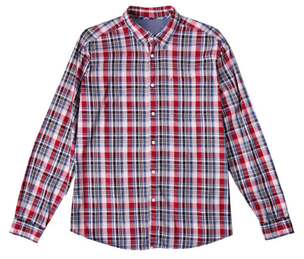 istock Checked male shirt isolated. 842156238