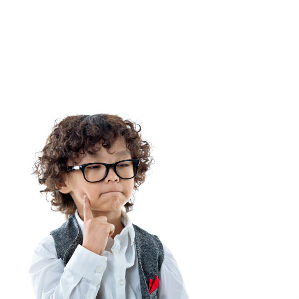 istock Little business child thinking 842157158