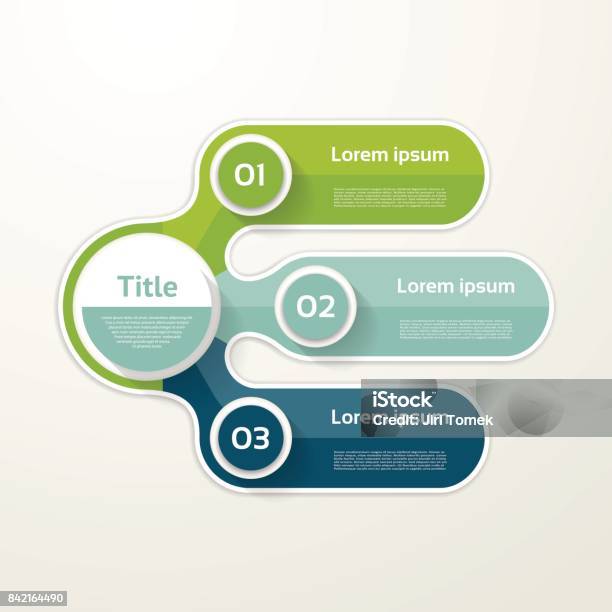 Three Step Layout Design Three Elements Banner 3 Steps Design Chart Infographic Step By Step ...