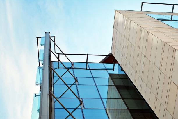 istock glass architecture of modern building 842174218