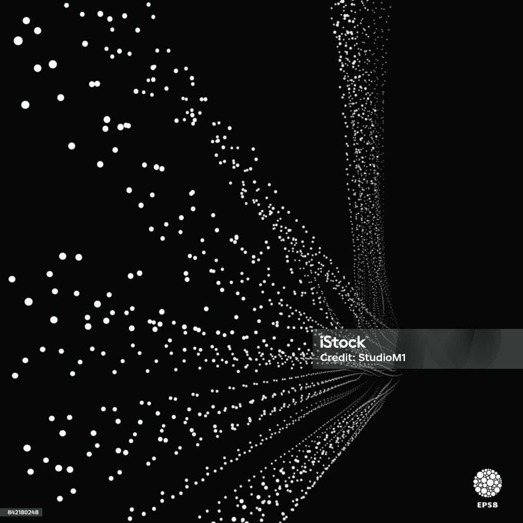 Abstract Point Design Point Flow Design Template Abstract Vector Illustration Stock ...