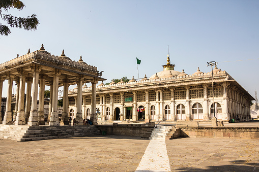 The Sarkhej Roza Mosque is a mosque and tomb complex located near Ahmedabad, Gujarat, India.