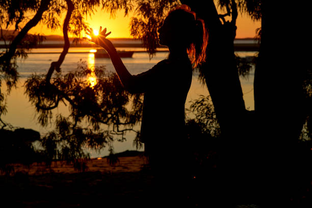 Woman IOGA Sunset