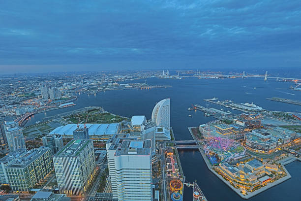 istock night scenery of Yokohama 842190518