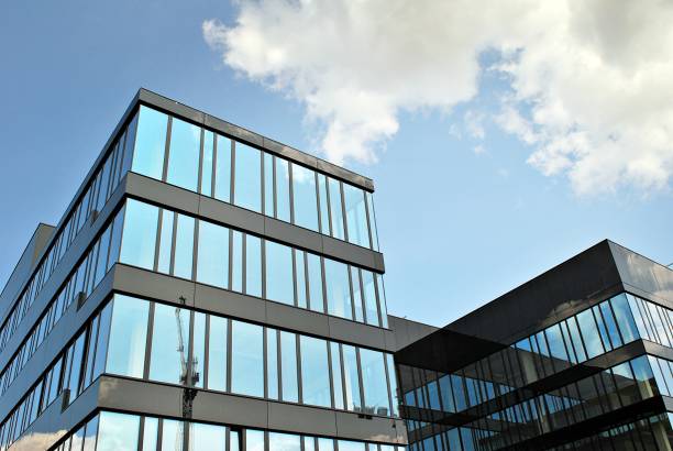 istock glass architecture of modern building 842192122