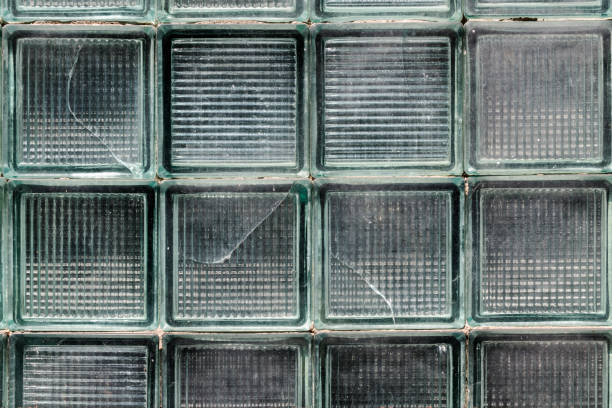istock Old vintage light green hard glass tiles 842192592
