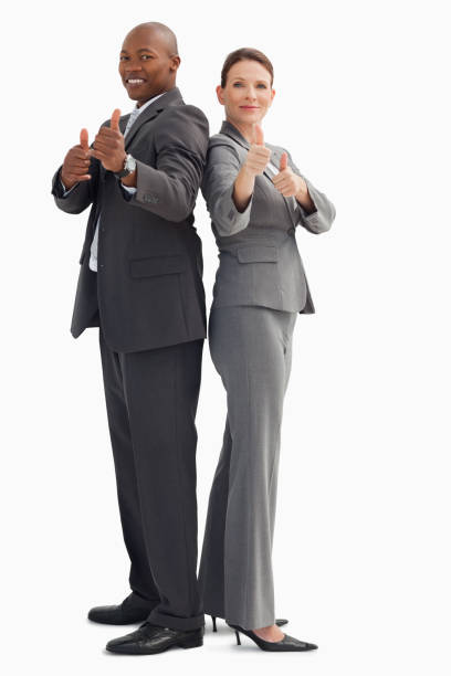 istock Business people with thumbs up 842196024